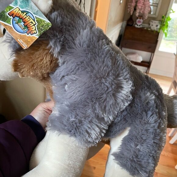 Adventure Planet Large Wolf Plush Wolf Republic Owl Plush - Picture 8 of 14